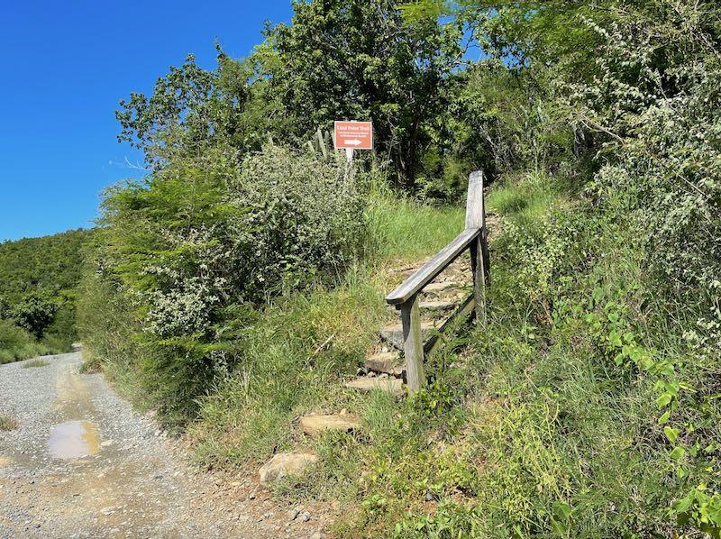 Lind Point trail sign 